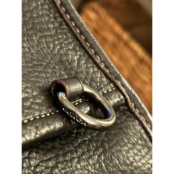 COACH x PEANUTS Black Heritage Convertible Crossbody with Snoopy Motif - Picture 10 of 12